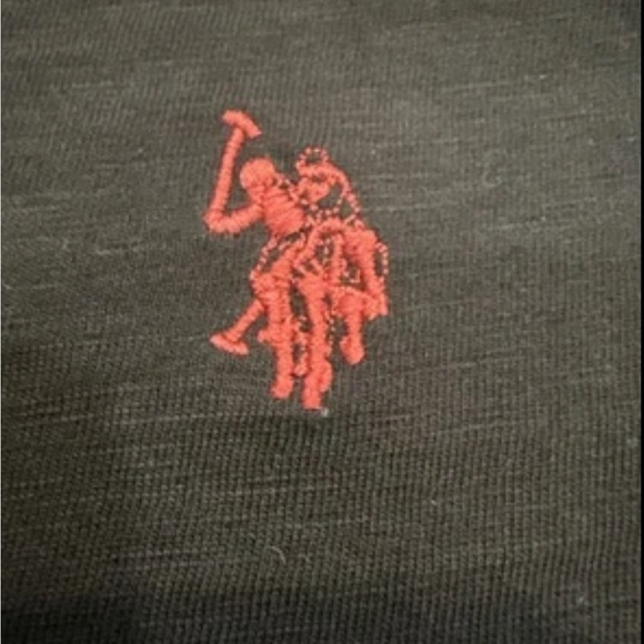 U.S. Polo Assn Navy T Shirt Red Logo Cotton Casual Boys Medium Classic Size 8 - Picture 4 of 6